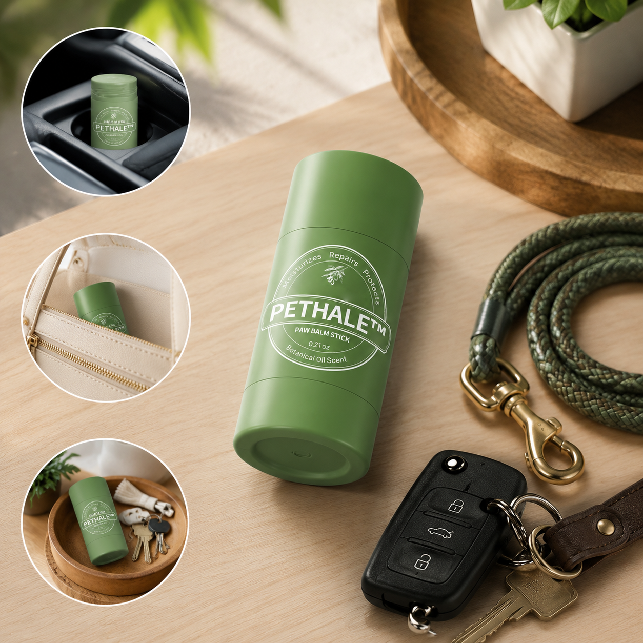 Pethale™ No-Mess Paw Balm Stick – Moisturizes & Protects Dry Paws