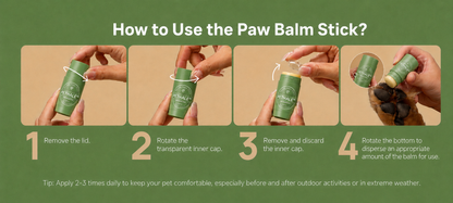 Pethale™ No-Mess Paw Balm Stick – Moisturizes & Protects Dry Paws