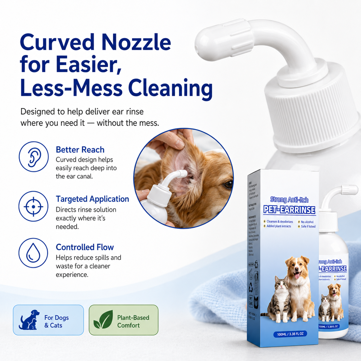 👩‍⚕️Pethale™ Pet Ear Cleansing Solution🐶 🐈️