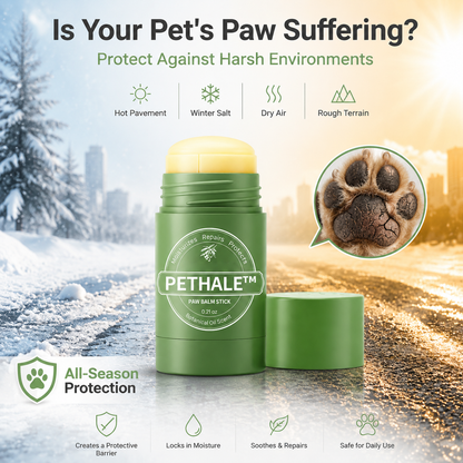 Pethale™ No-Mess Paw Balm Stick – Moisturizes & Protects Dry Paws