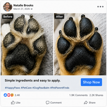 Pethale™ No-Mess Paw Balm Stick – Moisturizes & Protects Dry Paws