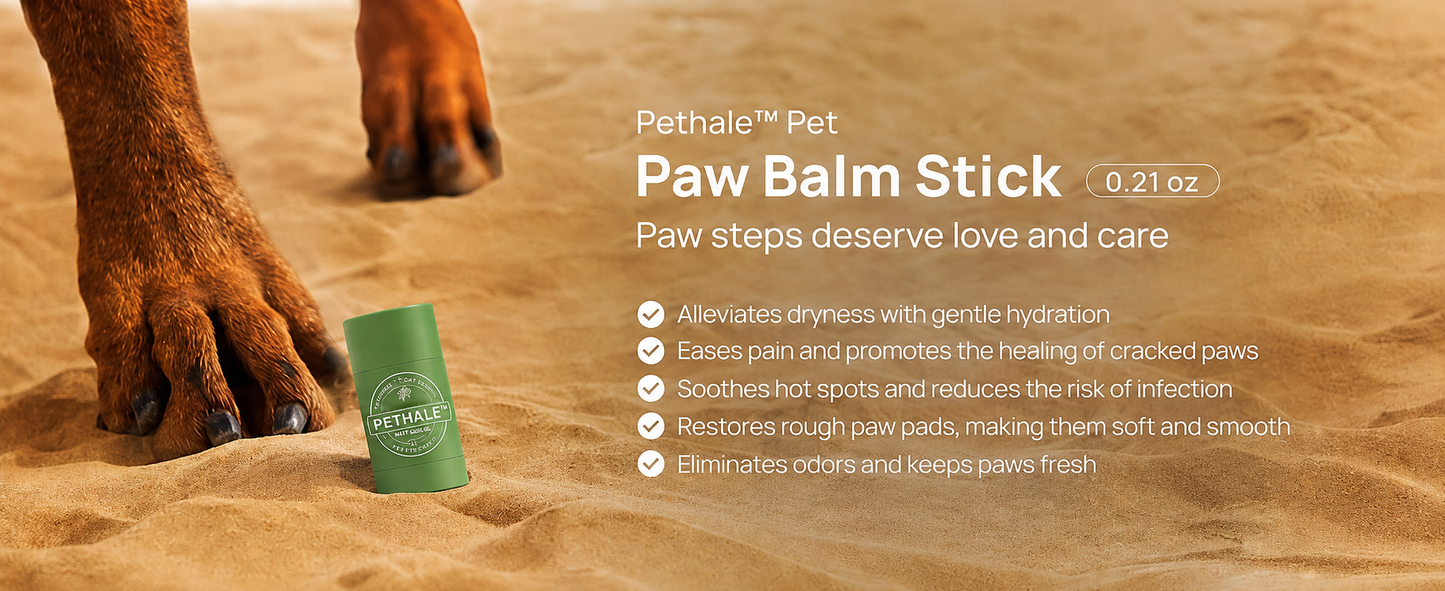 Pethale™ No-Mess Paw Balm Stick – Moisturizes & Protects Dry Paws